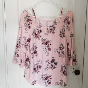 Flowy off shoulder top